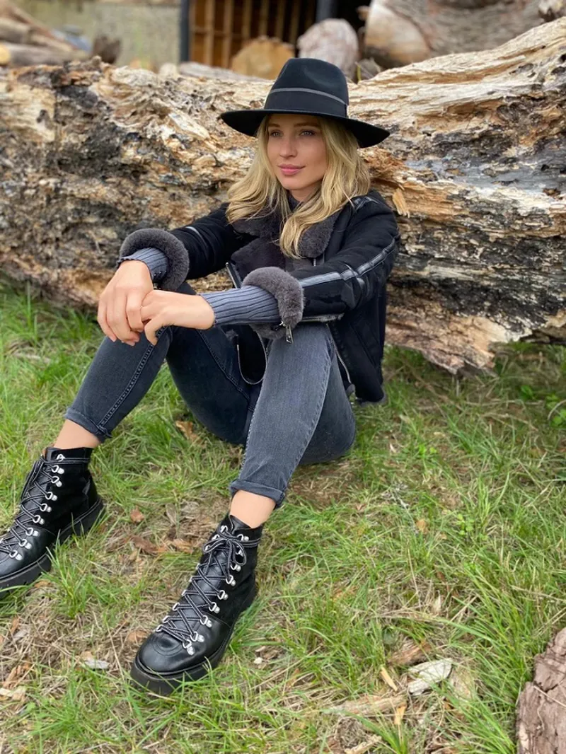 Hicks and Brown Oxley Fedora in Black-2